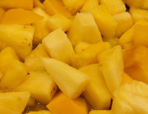 pieces of pineapple