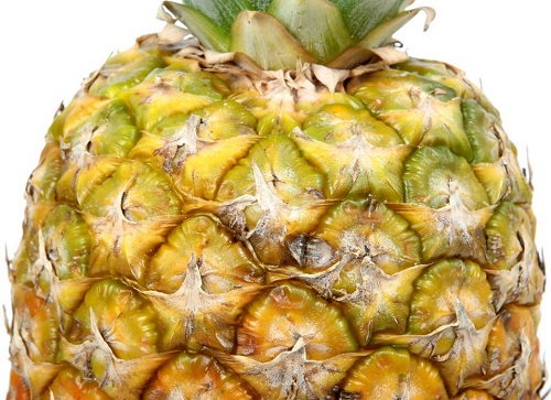 pineapple skin and leaves
