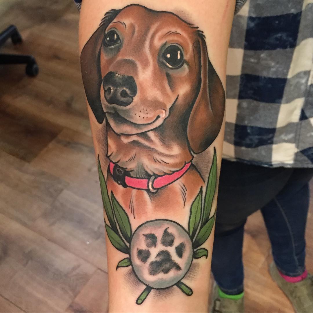 dog paw print tattoo reddit